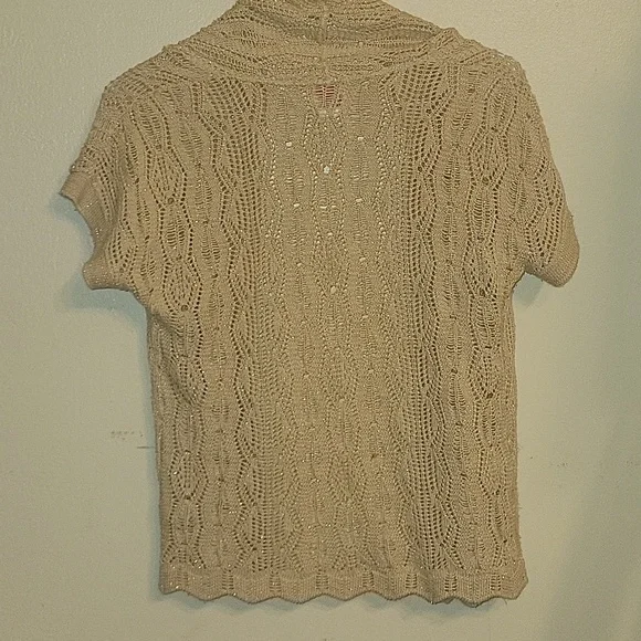 Ruby Rd. Gold Color Knit Cardigan - Picture 3 of 5